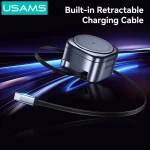 USAMS CD257 Qi2.0 3-in-1 Magnetic Wireless Charger - Image 6