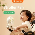 Jisulife FA18S Portable 3-in-1 Combo Clip-on Fan