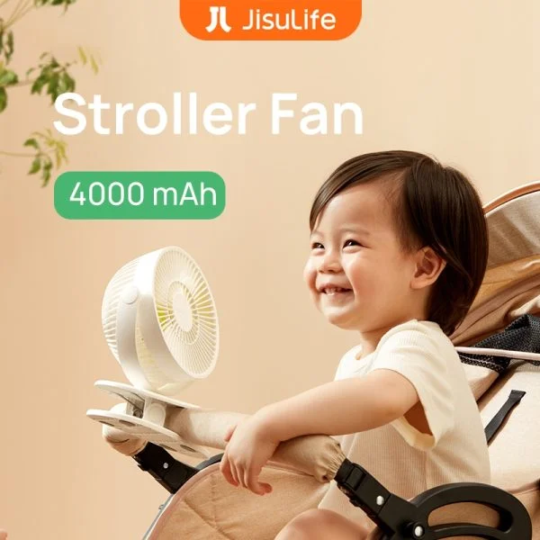 1-2-600x600 Jisulife FA18S Portable 3-in-1 Combo Clip-on Fan - Image 1