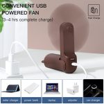 JISULIFE F8X Handheld Fan with 4800mAh Battery, Max 48 Hours Runtime Quiet Mini Fan - Image 3