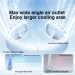 Rtako N03 Ice Ring Neck Hanging Fan (Blue) - Image 3