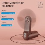 JISULIFE F8X Handheld Fan with 4800mAh Battery, Max 48 Hours Runtime Quiet Mini Fan - Image 2