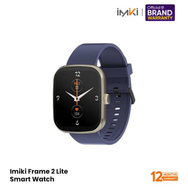 IMIKI-Frame-2-Lite-BT-calling-Smart-Watch_Gold Imiki Frame 2 Lite smartwatch - Image 1