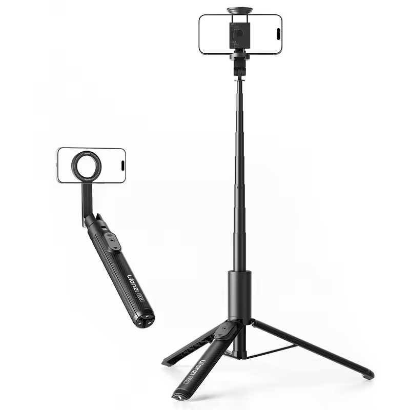 Sc66b0e89b91749f2884b9cb6e7442c2a2.jpg_960x960q75.jpg_ Ulanzi SK27 Tripod Selfie Stick with Clamp - Image 1