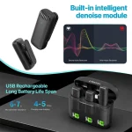 Ulanzi J12 Wireless Lavalier Microphone Type-C Edition - Image 2
