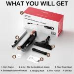 ENCHEN V3 Handheld High Power Vacuum Cleaner – Portable, High Suction Power for Home, Car, and Office Cleaning - Image 7