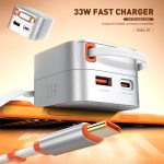 Ldnio Q9 33W Fast Charger with Retractable Cable