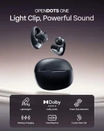 Shokz OpenDots ONE Open-Ear Clip-On True Wireless Earbuds (Black)