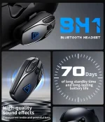 Motowolf BH1 Bluetooth Wireless Headset with Built-in Microphone - Image 3