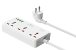WiWU Cube GaN Power Strip 7-in-1 Hub with 30W USB-C Fast Charging